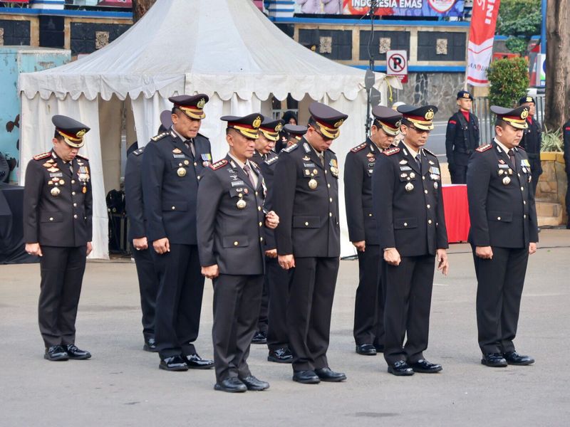 Polda Metro Jaya menggelar upacara peringatan HUT ke-79 RI. (Dok Polda Metro Jaya)