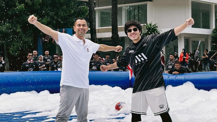 Raffi Ahmad dan Atta Halilintar bikin lomba 17 Agustus.