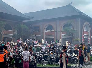 Kesaksian Pedagang Dengar Ledakan Saat Kebakaran Pasar Ubud