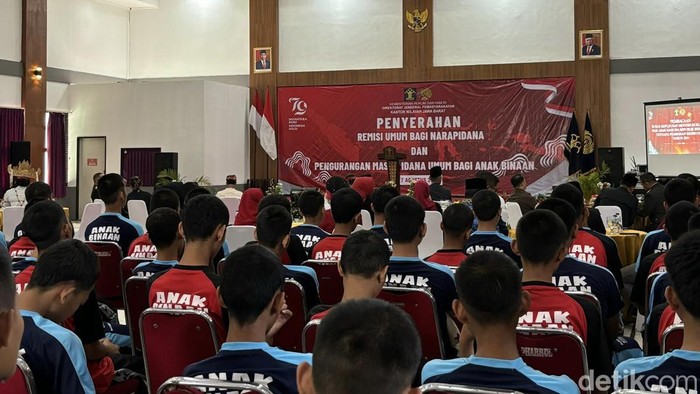 Remisi para tahanan di Jawa Barat, Sabtu (17/8/2024).