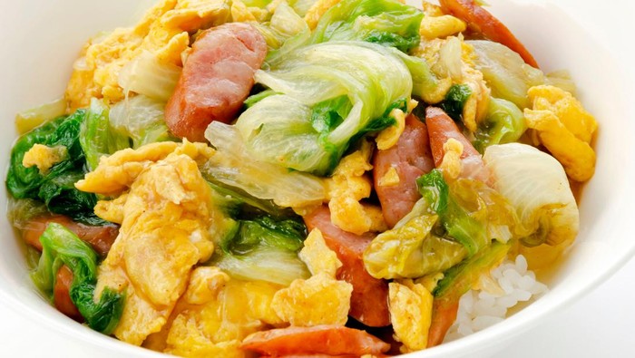 Resep Tumis Telur Sosis dan Sayuran
