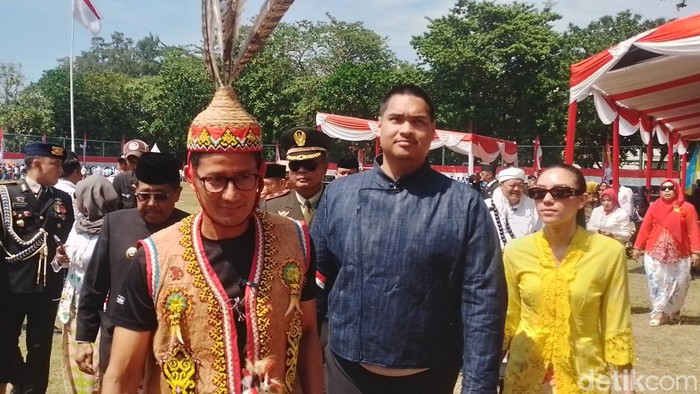 Sandiaga Uno laksanakan upacara HUT Kemerdekaan RI KE-79 di Pulau Pramuka