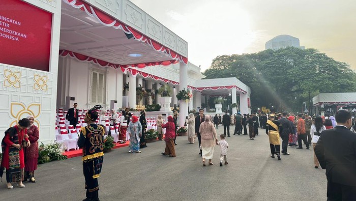 Gairah Hari Kemerdekaan Menyelimuti Istana Merdeka Saat Menjelang Upacara HUT RI ke-79