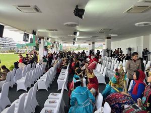 Upacara HUT ke-79 RI di IKN Segera Dimulai, Tamu Undangan Pakai Baju Adat