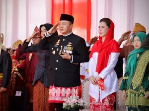 Suarakan Nusantara Baru Indonesia Maju Saat Detik-detik Proklamasi di Banyuwangi