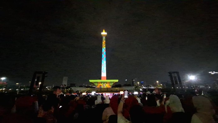 Meriahkan HUT ke-79 RI: Video Mapping dan Konser Spektakuler Terangi Monas