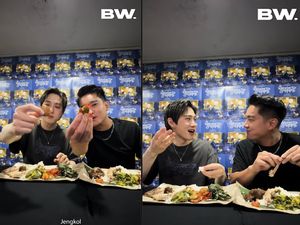 Wow! Suho EXO Mukbang Nasi Padang, Cicip Jengkol dan Ayam Pop