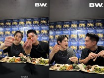 Wow! Suho EXO Mukbang Nasi Padang, Cicip Jengkol dan Ayam Pop