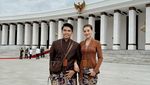 Gaya Simpel Aaliyah Massaid dan Thariq Halilintar Hadiri HUT ke-79 RI di IKN
