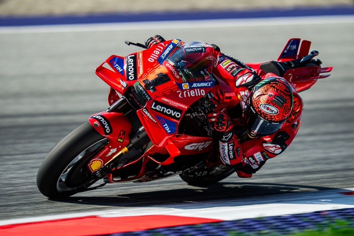 Francesco Pecco Bagnaia di Ducati Austria 2024
