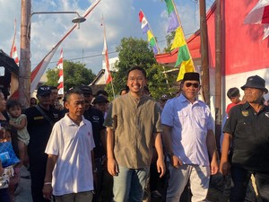 Gusti Bhre Blusukan Bareng Gerindra di Gilingan Solo Usai Kantongi Rekom PSI