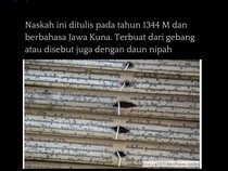Kisah Arjunawiwaha, Naskah Kuno Tertua di Perpusnas RI dari 1344 Masehi