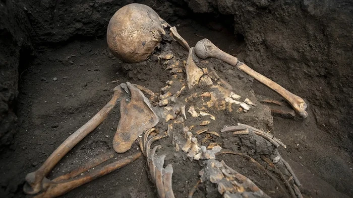 Kerangka korban Pompeii