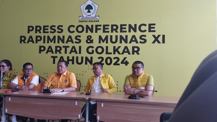 Konferensi pers Golkar (Fawdi/detikcom)