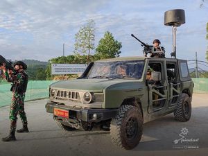 Pindad Pamer Mobil Maung MV3 Mobile Jammer di IKN, Intip Keunggulannya
