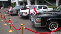Istana Negara menggelar pameran khusus mobil-mobil kepresidenan dalam rangka memperingati Hari Kemerdekaan ke-79 Indonesia.