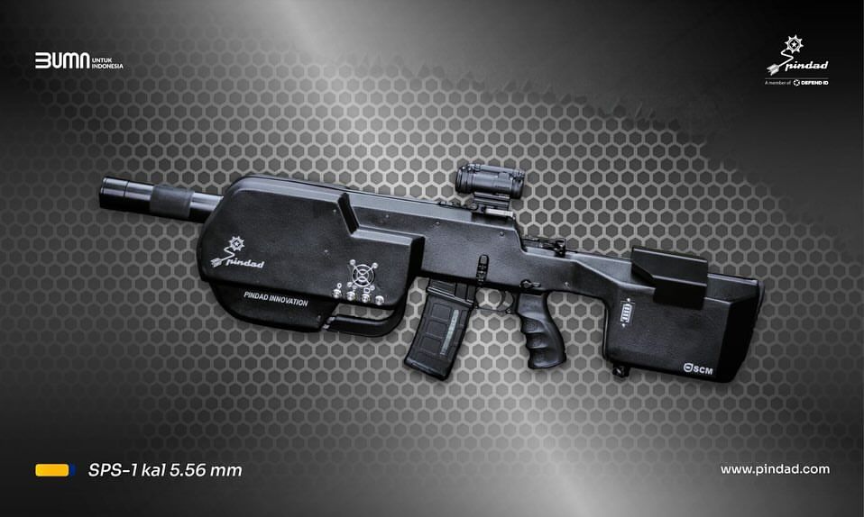Momen HUT ke-79 Republik Indonesia, PT Pindad memperkenalkan produk inovasi terbaru dalam mengembangkan senjata anti-drone buatan dalam negeri yang diberi nama SPS-1 (Senjata Pelumpuh Senyap seri 1) dan kendaraan Maung MV3 Mobile Jammer pada 17 Agustus 2024 di Ibu Kota Nusantara (IKN). (Dok: PT Pindad)