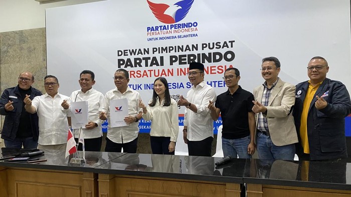 Perindo Resmi Dukung RK Maju Pilgub DKI Jakarta 2024 (Devi-detikcom)