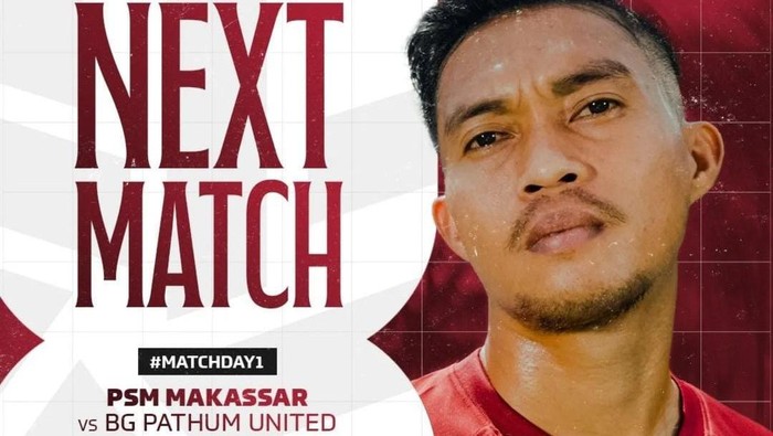 PSM Makassar Vs BG Pathun dalam laga ACC 2024/2025.