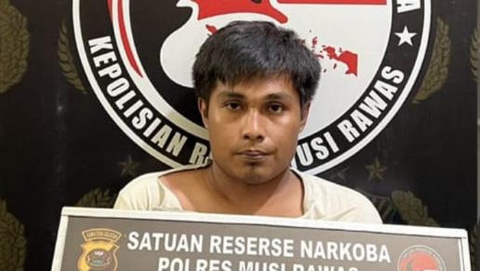 Risman pengedar narkoba di Musi Rawas.