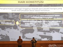 Suasana Peringatan Hari Konstitusi di Gedung MPR