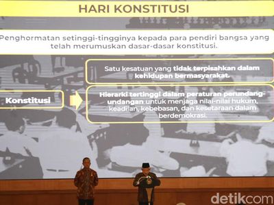 Suasana Peringatan Hari Konstitusi di Gedung MPR