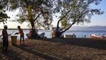 Tumpukan Sampah Mencoreng Keindahan Gili Trawangan