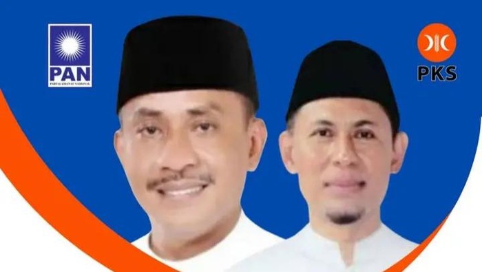 Ady Mahyudi dan Irfan, bakal pasangan calon Pilbup Bima 2024 yang diusung PAN dan PKS. (Dok. Tim Andy-Irfan)