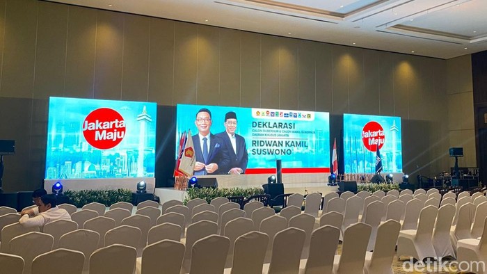 Arena deklarasi RK-Suswono. (Firda Cynthia Anggrainy/detikcom).