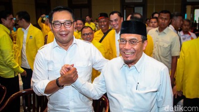 Kompak Berkemeja Putih, RK-Suswono Deklarasi Maju Pilgub Jakarta