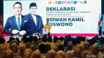 Kompak Berkemeja Putih, RK-Suswono Deklarasi Maju Pilgub Jakarta
