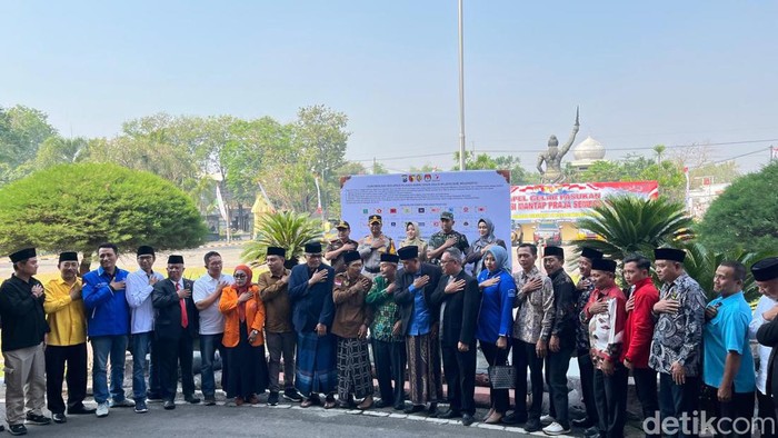 Deklarasi pemilu damai di Mojokerto