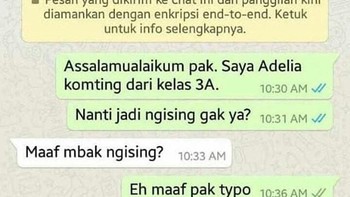 Kalau ini salah ketik, tapi kocak sih, aowkaowk. Foto: 1cak