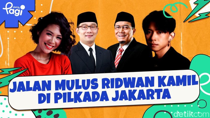 Detik Pagi edisi Selasa, 20 Agustus 2024 membahas Jalan Mulus Ridwan Kamil di Pilkada Jakarta.