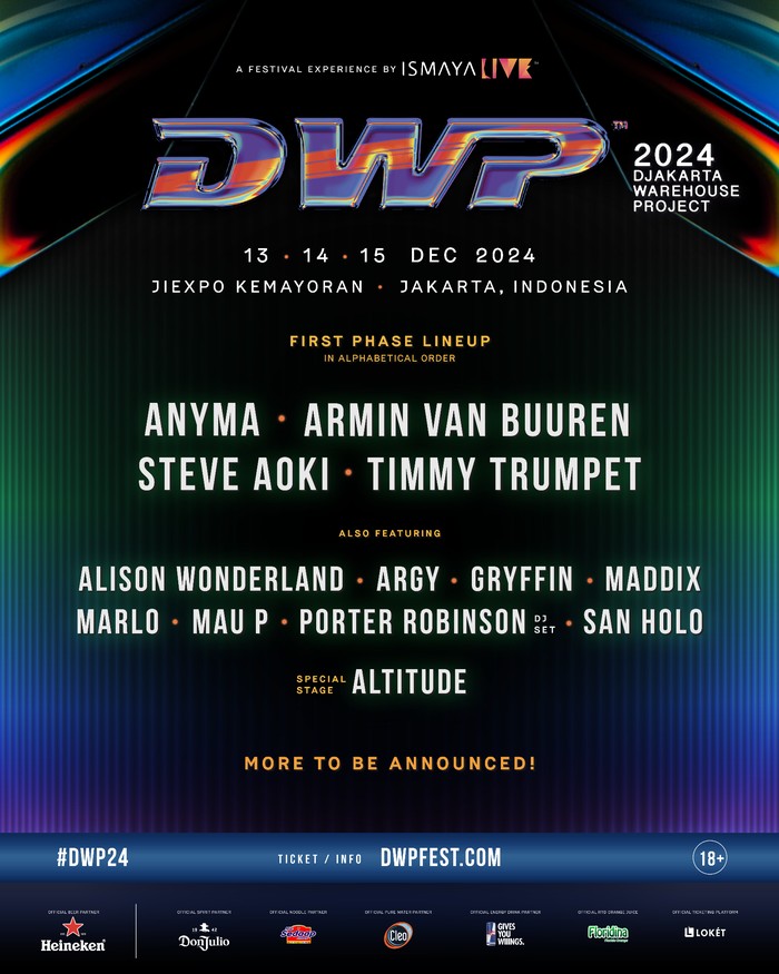 DWP 2024 DWP 2024 umumkan lineup fase pertama.