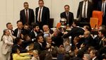 Heboh Anggota Parlemen Turki Baku Hantam