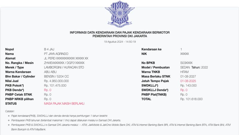 Identitas Lamborghini Huracan yang tabrak pemulung