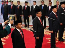 Potret Deretan Menteri dan Wamen yang Dilantik Jokowi