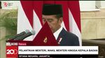 Momen Pelantikan Menteri, Wamen Hingga Kepala Badan