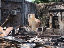Penampakan Dapur Warung Pecel Bu Ramelan Sleman Jadi Arang