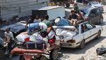 Khawatir Serangan Israel, Warga Palestina Tinggalkan Kamp Maghazi