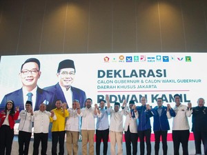 KIM Plus Resmi Usung Ridwan Kamil-Suswono Maju Pilgub Jakarta