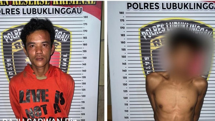 Komplotan begal di Lubuklinggau yaitu Raju Sarwan (26) dan N (17) berhasil diamankan polisi