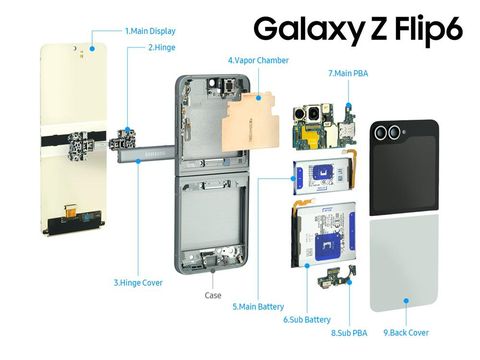 Komponen yang bikin Samsung Galaxy Z Flip 6 makin tangguh