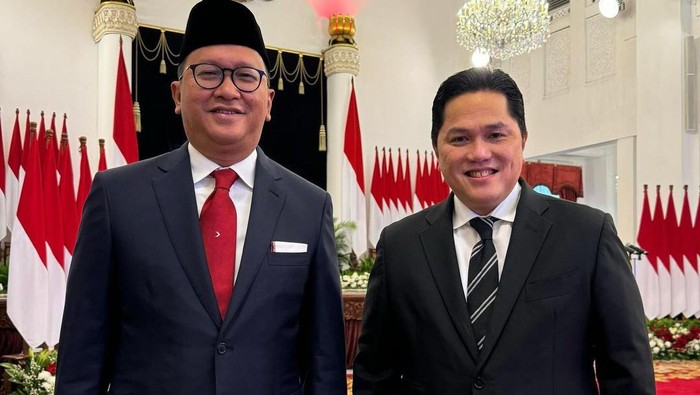 Menteri BUMN Erick Thohir & Menteri Investasi Rosan