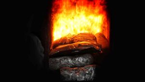 BNN Bakar Barang Bukti Narkoba