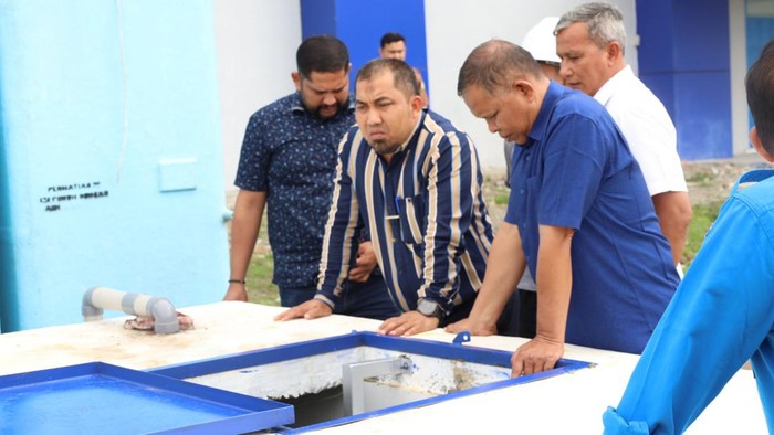 Pj Bupati Aceh Besar Muhammad Iswanto memastikan pembangunan fasilitas venue kurash di Kompleks Jantho Sport City (JSC) sudah rampung dan sudah dapat dipakai saat pertandingan PON XXI. (Foto: dok Pemkab Aceh Besar).