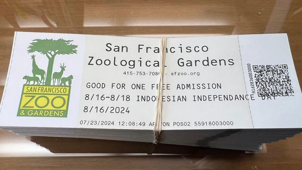 Tiket Gratis SF Zoo