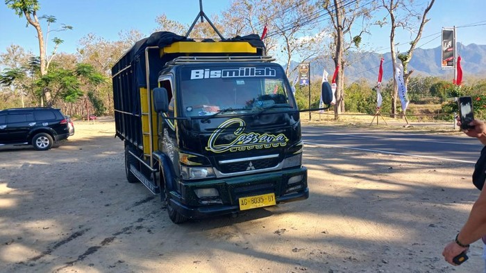 Truk tabrak lari yang menewaskan anggota forpis Wonogiri.
