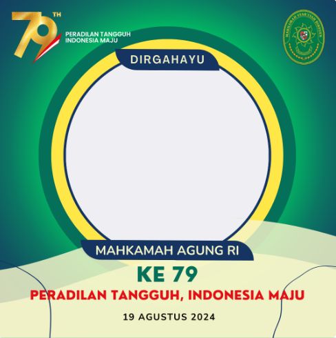 Twibbon HUT ke-79 Mahkamah Agung
